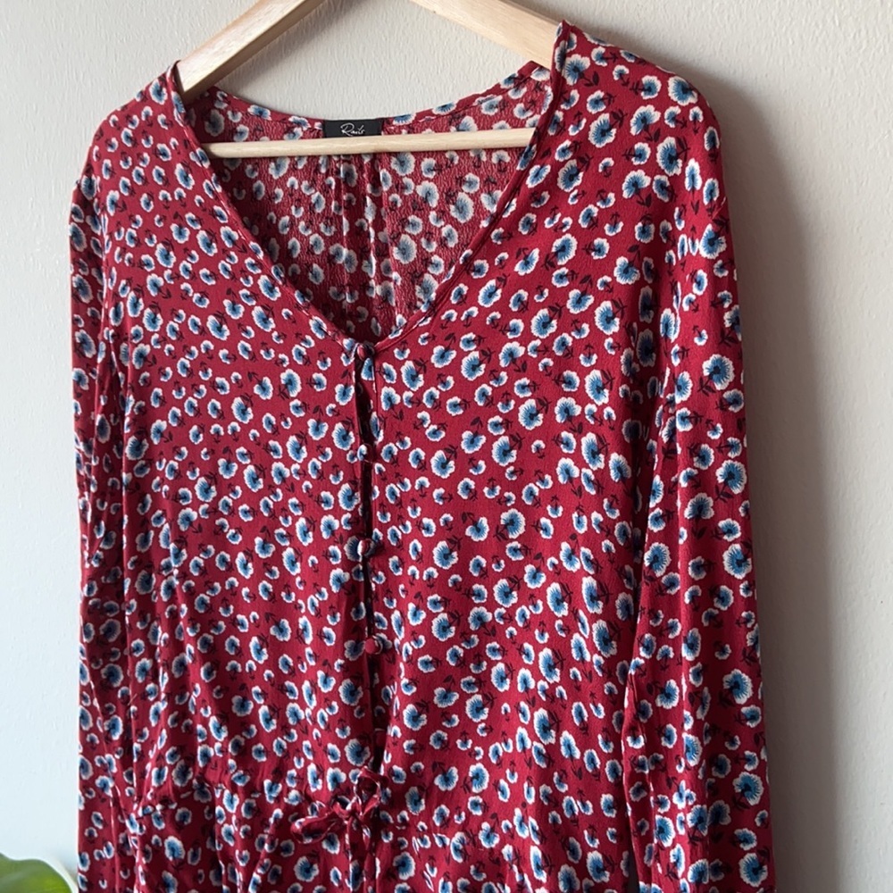 Rails X Revolve Beaux Drawstring Blouse Top In Re… - image 7